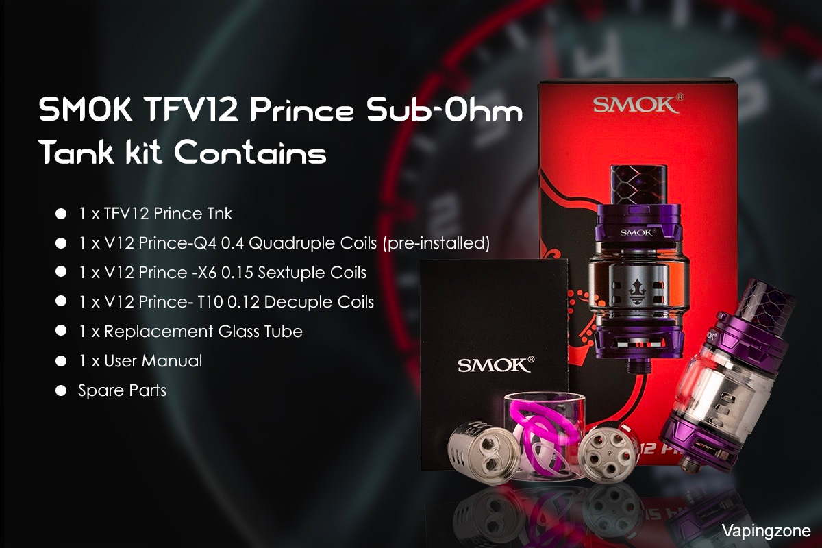 SMOK TFV12 Prince Sub-Ohm E Cig Tank Review